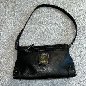 Black Leather Shoulder Bag